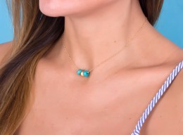 Best Friend Necklace / Turquoise Necklace | Macris