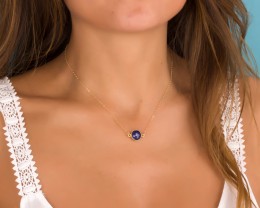 Lapis Lazuli Necklace • Bridesmaid necklace