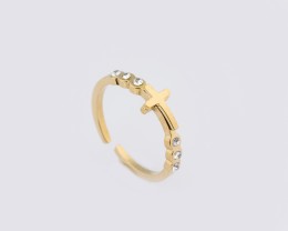 Cross Ring - Stacking Ring