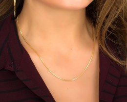 Chain necklace / Gold Snake Chain Necklace