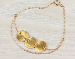 Simple Gold Bracelet / Friendship Bracelet | Calypso