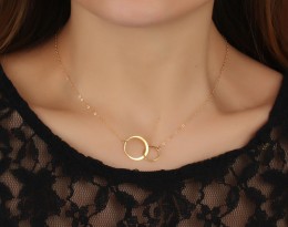 Double Circle Necklace / Infinity Necklace | Two Circles