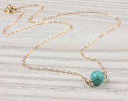 Turquoise Necklace • Bridesmaid Jewelry