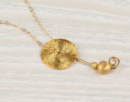 Disc Necklace / Coin Necklace | Clymene