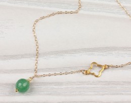 Aventurine Necklace / Natural Stone Pendant | Endeis