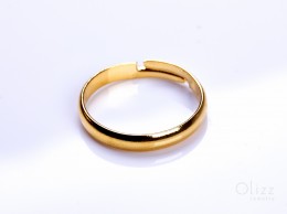 Engagement Gold Ring / Gold Adjustable Ring | Pallas