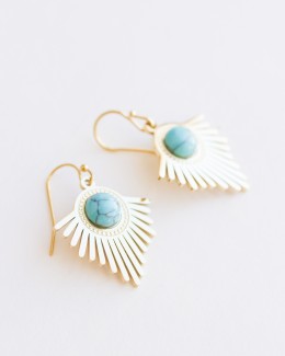 Turquoise Stone Earrings