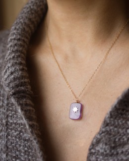 Sun Amethyst Necklace