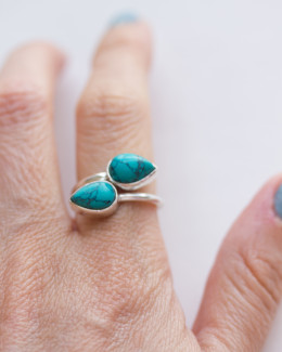 Adjustable Turquoise Ring