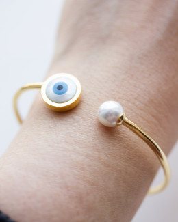 Evil Eye Cuff Bracelet