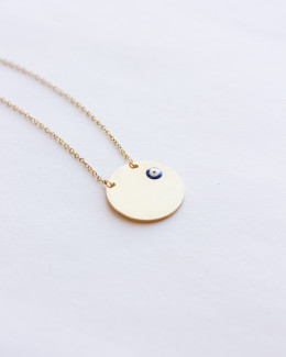 Personalized Evil Eye Necklace