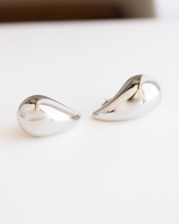 Silver Teardrop Earrings