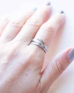 Silver Adjustable ring