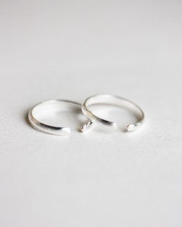 Silver Thin Band Ring