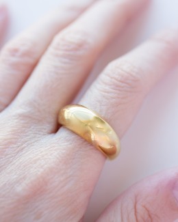 Gold Dome Ring