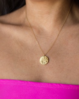 Gold Libra Pendant