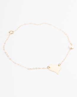 Personalized Heart Anklet