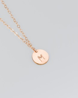 Rose Gold Personalized Necklace • Personalized Necklace for mom