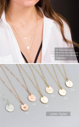 Personalized Disc Necklace