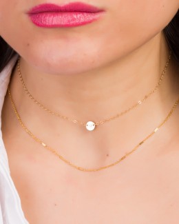 Personalized Choker Necklace • Initial Choker