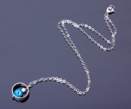 Ankle Bracelets Silver / Blue Evil Eye Anklet | Megaera