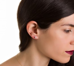 Ball Stud Earrings / Simple Everyday Earrings | Maia