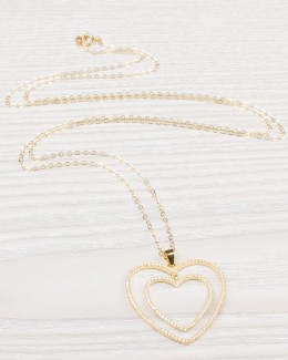 Long Heart Necklace