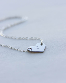 Heart Letter Necklace