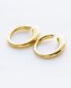 Gold Open Dome Ring