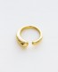 Gold Open Dome Ring