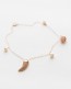 Rose Gold Charm Anklet