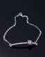 Sterling Silver Bar Bracelet • Evil Eye Bracelet