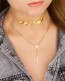 Disc Choker in 14k Gold Filled