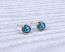 Evil Eye Stud Earrings / Tiny Post Earrings