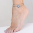 Silver Evil Eye Anklet