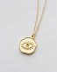 Gold Evil Eye Pendant