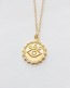 Gold Evil Eye Pendant