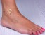 Gold anklet, infinity ankle bracelet, evil eye anklet, best friend anklet, bridesmaid jewelry, double anklet, love anklet, eternity, "Peuce"
