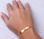 Gold bracelet, gold leaf bracelet, gold filled bracelet, simple bracelet, bridesmaid bracelet, bridesmaid gift, everyday bracelet, "Agaue"
