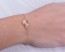 Quartz bracelet, bridesmaid bracelet, clear quartz bracelet, gold filled bracelet, gemstone bracelet, quartz jewelry, wedding, "Asclepius"