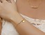 Charm pearl gold bracelet, 14k gold filled, bridesmaid jewelry, everyday bracelet, gold bracelet, freshwater pearl, "Calliste" Bracelet