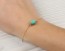 Turquoise bracelet, gold bracelet, bridesmaid bracelet, silver bracelet, everyday bracelet, gemstone bracelet, simple bracelet, "Calydonian"