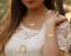 Disc gold bracelet, brushed bracelet, bridesmaid bracelet, 14k gold filled, coin bracelet, everyday bracelet, wedding bracelet, "Calypso"