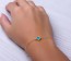 Turquoise clover bracelet, Good luck bracelet, tiny clover, best friend gift, lucky bracelet,bridesmaid gift, tiny jewelry