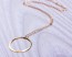 Gold Circle Necklace