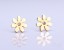 Gold Flower stud earrings, tiny flower studs, silver flower studs, daisy earrings,bridesmaid jewelry, stud earrings, cute earrings, "Epiales"