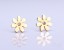 Gold Flower stud earrings, tiny flower studs, silver flower studs, daisy earrings,bridesmaid jewelry, stud earrings, cute earrings, "Epiales"