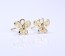 Butterfly stud earrings, gold butterfly earrings, tiny stud earrings, spring wedding, bridesmaid earrings, sterling silver earrings, "Leto"
