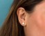 Tiny stud earrings, key locket, key earrings, gold stud earrings, gold earrings, heart locket, everyday earrings, bridesmaid gift, "Nonacris