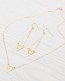 Gold Dangle Earrings  • Triangle Earrings